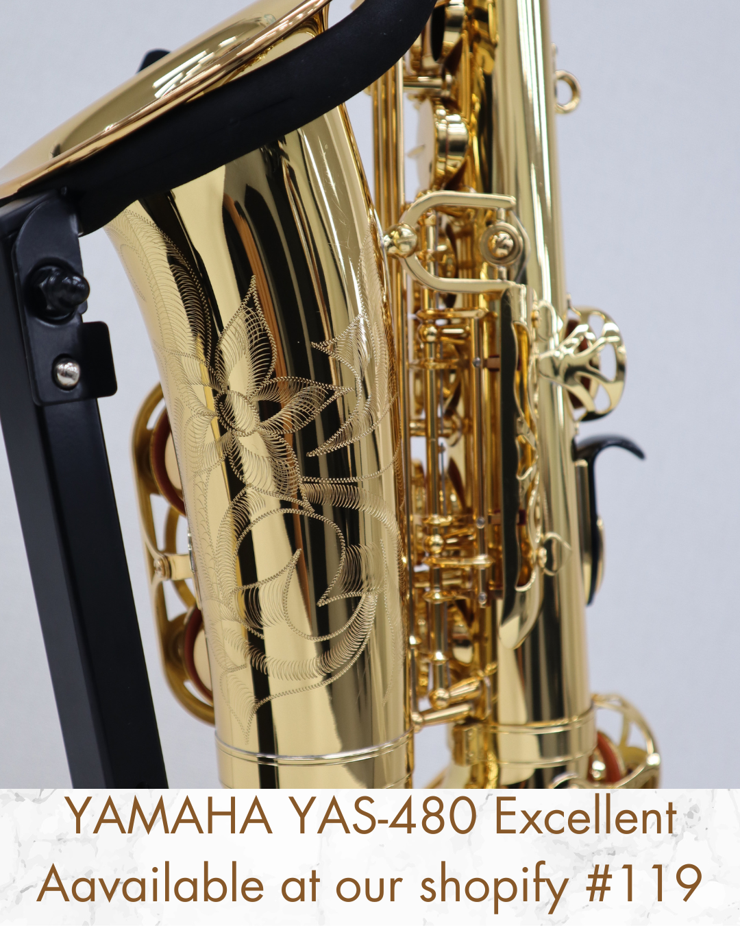 YAMAHA YAS-480 M51334 Excellent cond. Alto Saxophone MADE IN JAPAN In Stock #119