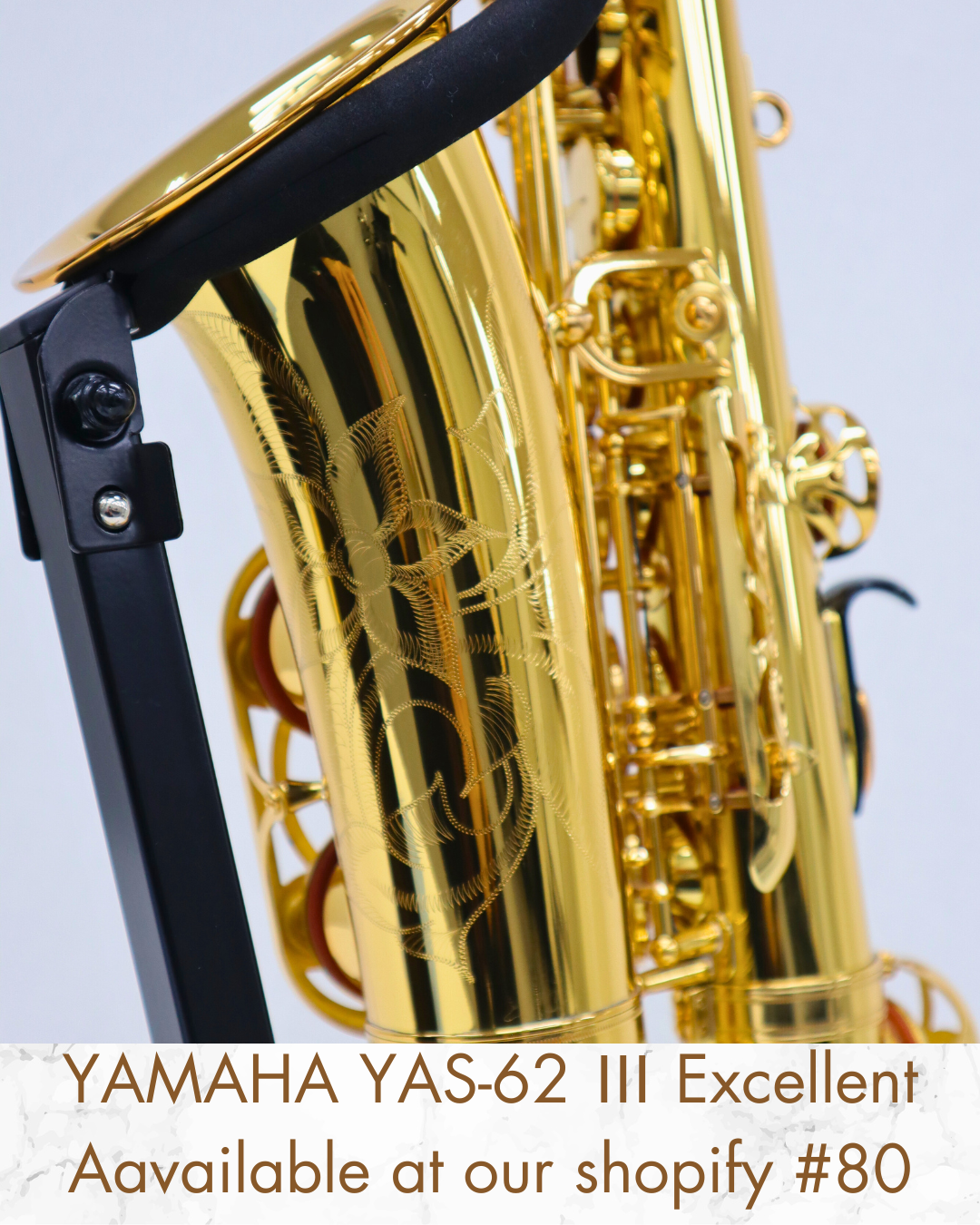YAMAHA YAS-62Ⅲ(D01006) Excellent Cond. Alto Saxophone MADE IN JAPAN in Stock #80