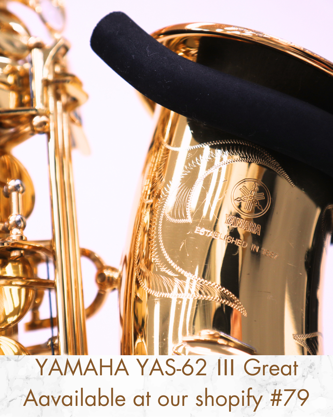 YAMAHA YAS-62Ⅲ(D31316) Great Cond. Alto Saxophone MADE IN JAPAN in Stock #79