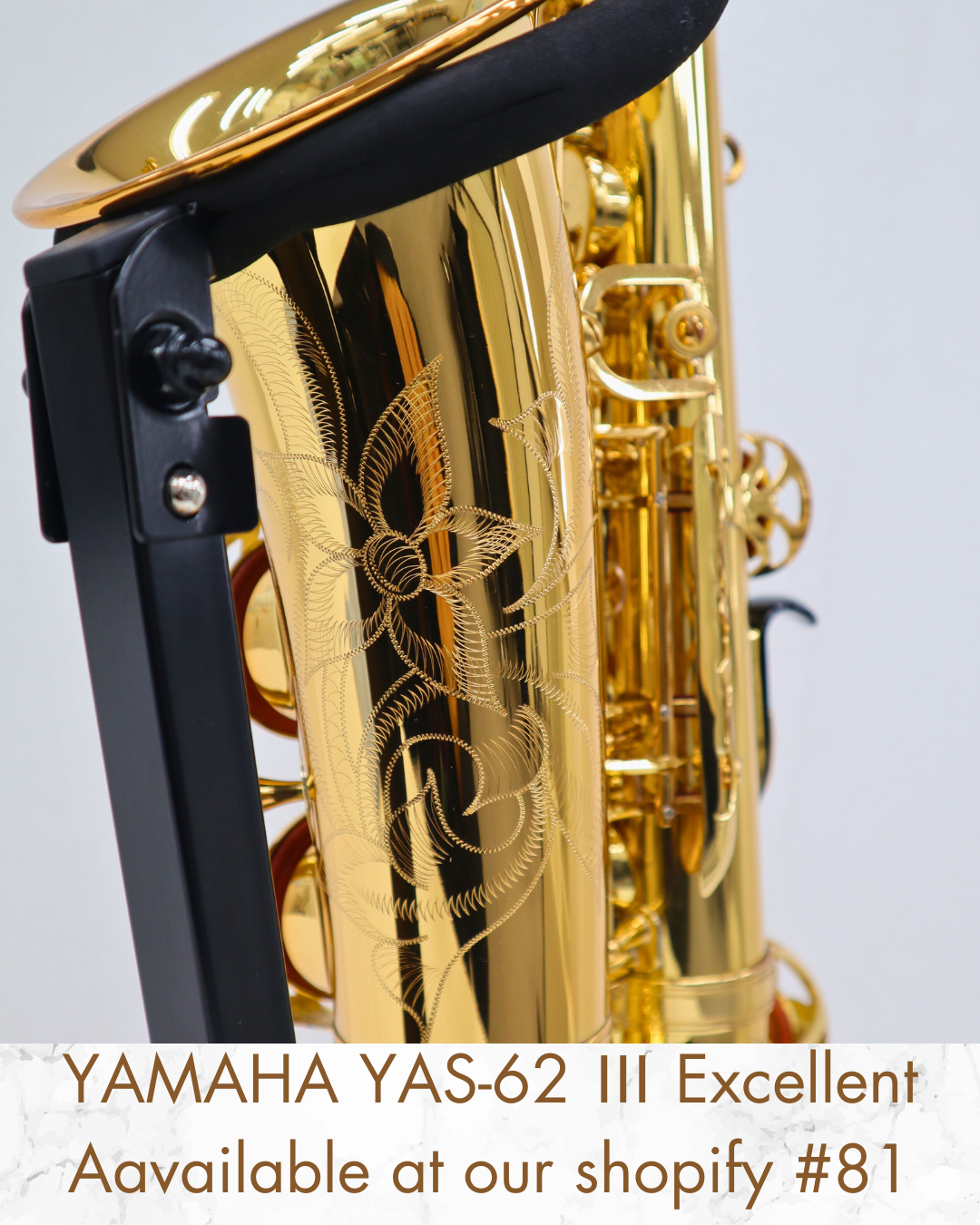 YAMAHA YAS-62Ⅲ(D63531)in Excellent Cond. Alto Saxophone MADE IN JAPAN in Stock #81
