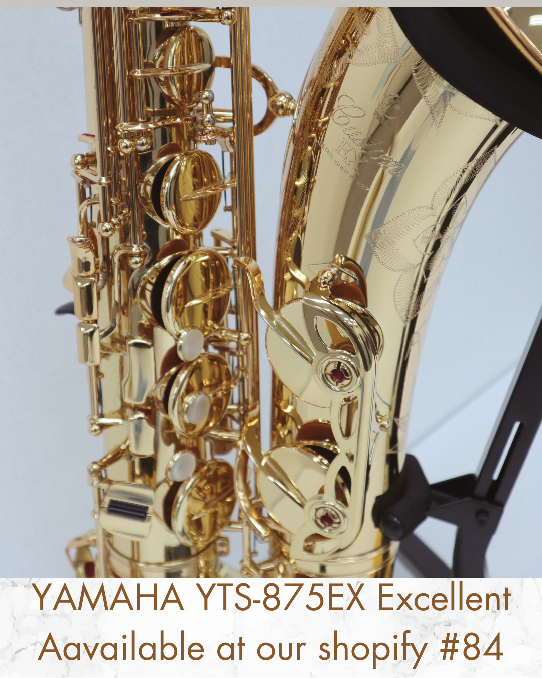 YAMAHA YTS-875EX Tenor Saxophone Made in Japan Excellent (D44594) In Sock #84