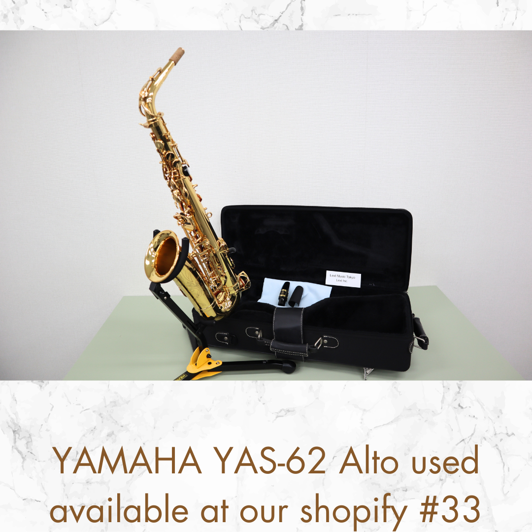 YAMAHA YAS-62Ⅳ Alto Saxophone 62Neck Excellent Made in Japan In Stock #33
