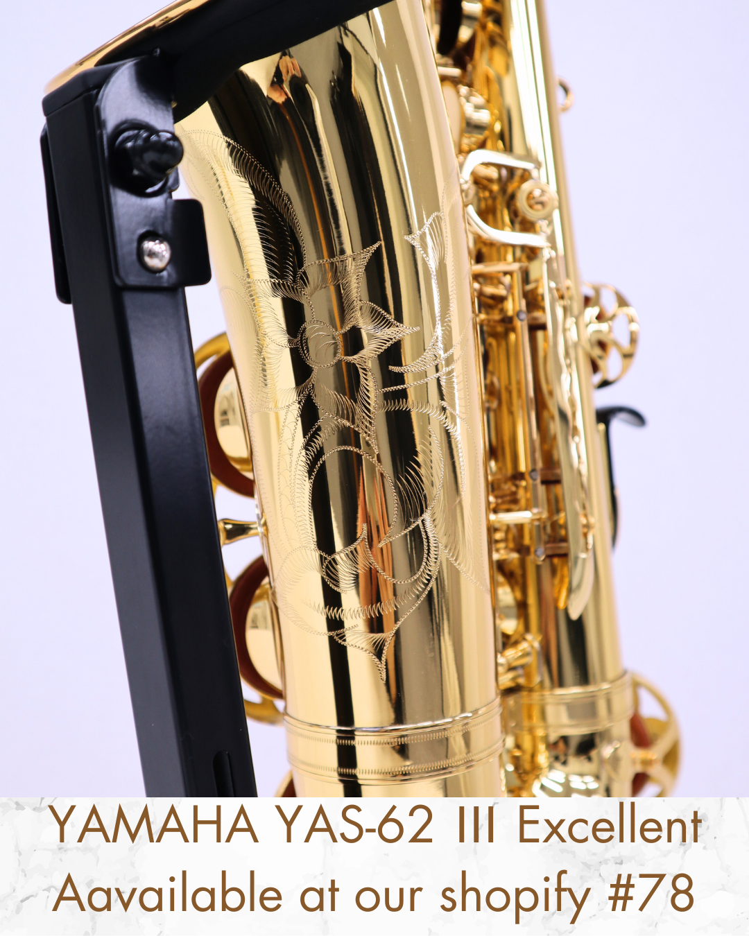 YAMAHA YAS-62Ⅲ(D16954)Excellent Cond. Alto Saxophone MADE IN JAPAN in Stock #78