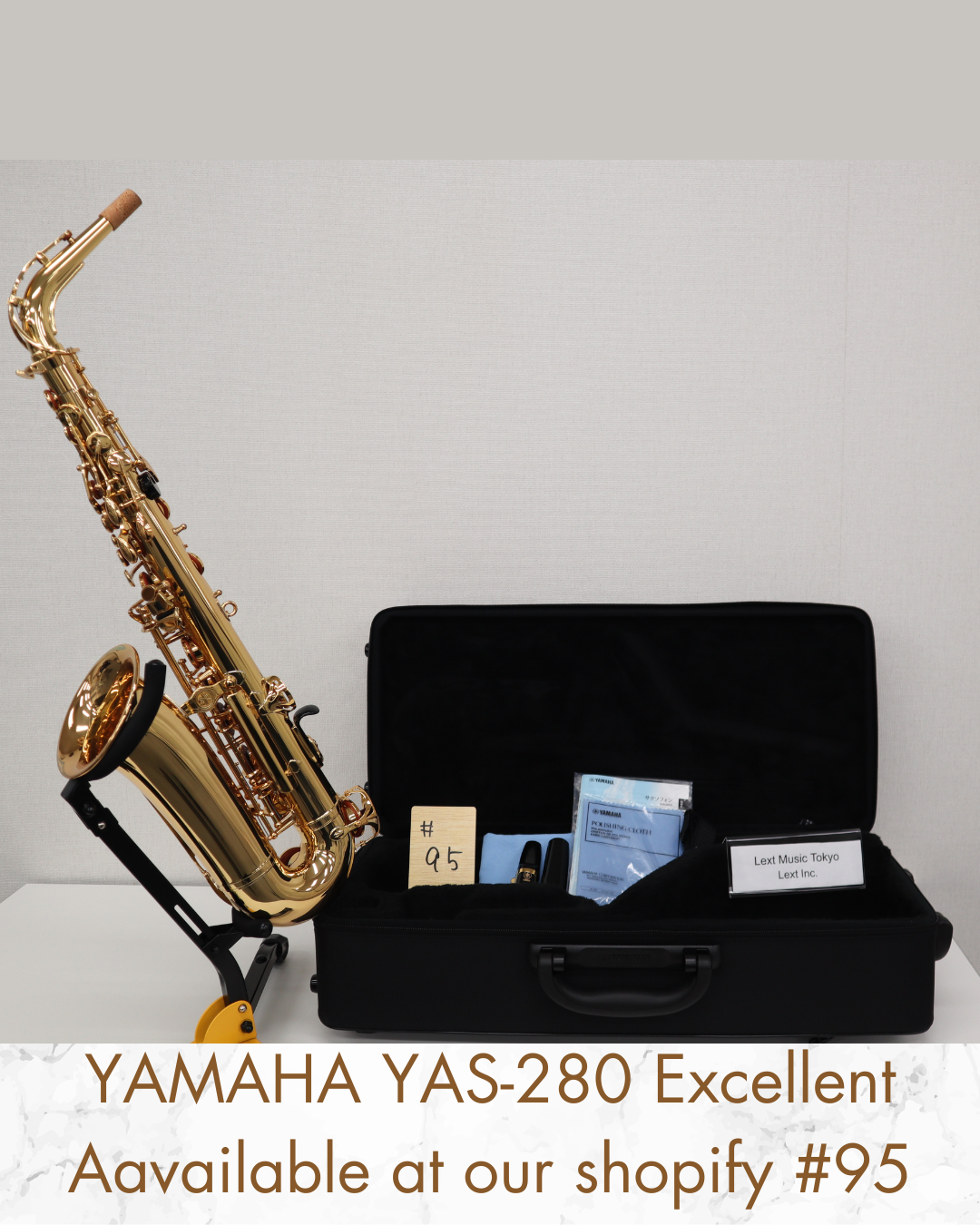 YAMAHA YAS-280 Alto Saxophone (R19424) Excellent made in Indonesia in stock #95