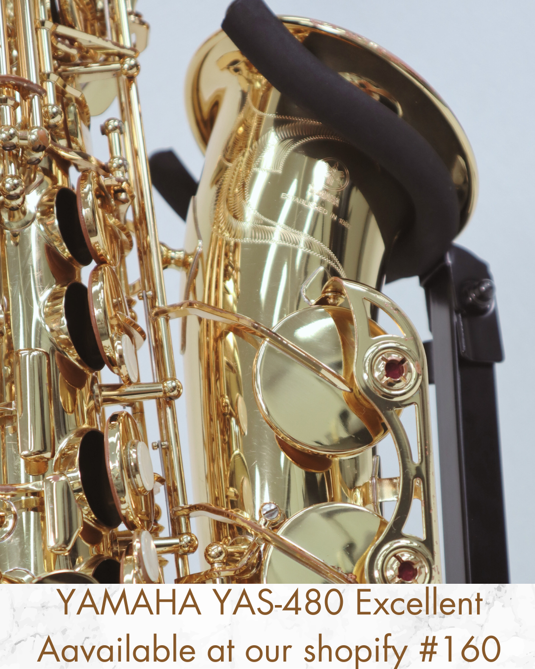 YAMAHA Alto Saxophone YAS-480 M63573 Excellent MADE IN JAPAN In Stock #160