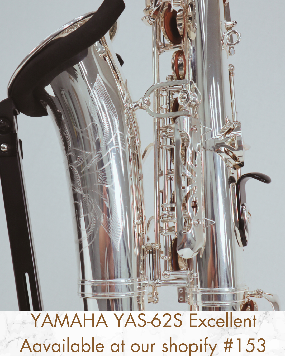 YAMAHA YAS-62S Silver Alto Saxophone c74014 Excellent Made in Japan In stock#153