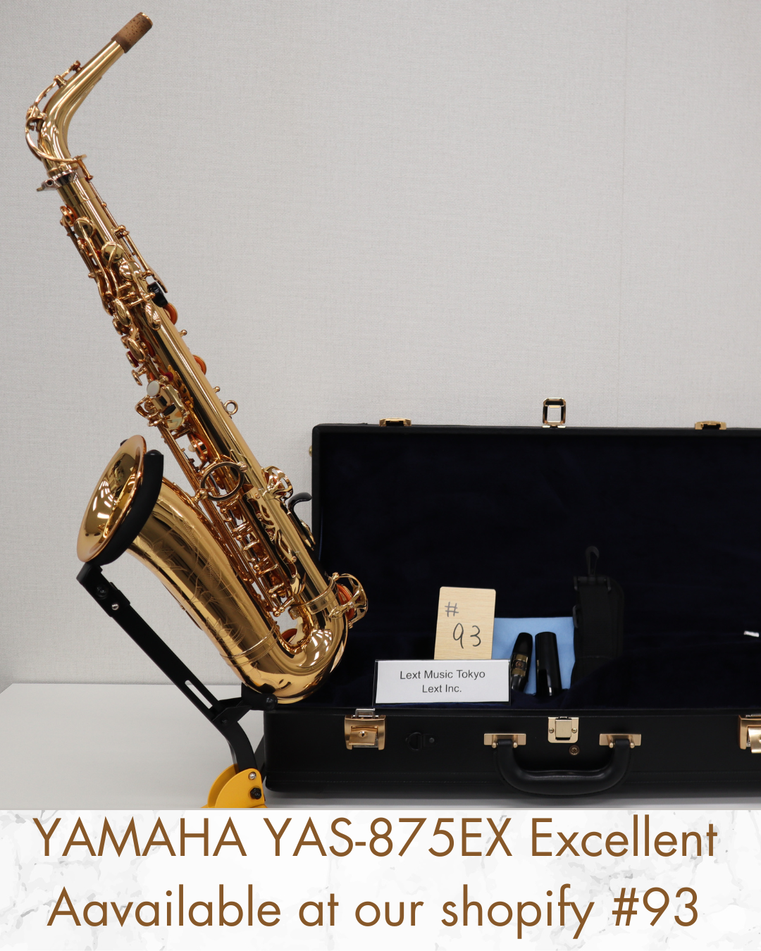 YAMAHA YAS-875EX (D20246) Excellent Alto saxophone Made in Japan In Stock #93