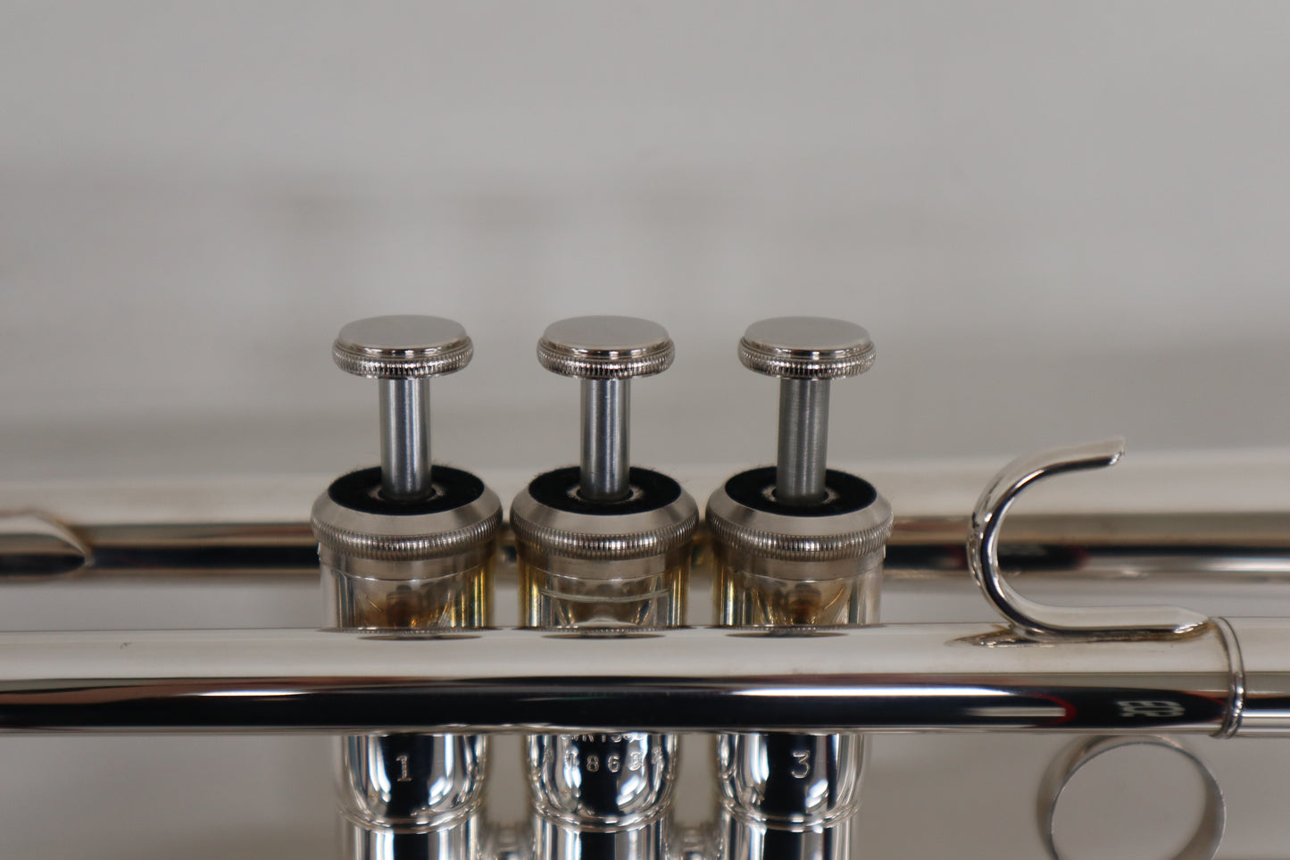 YAMAHA YTR-1335S Silver Trumpet Excellent - Made in Japan (918682) In Stock #B13