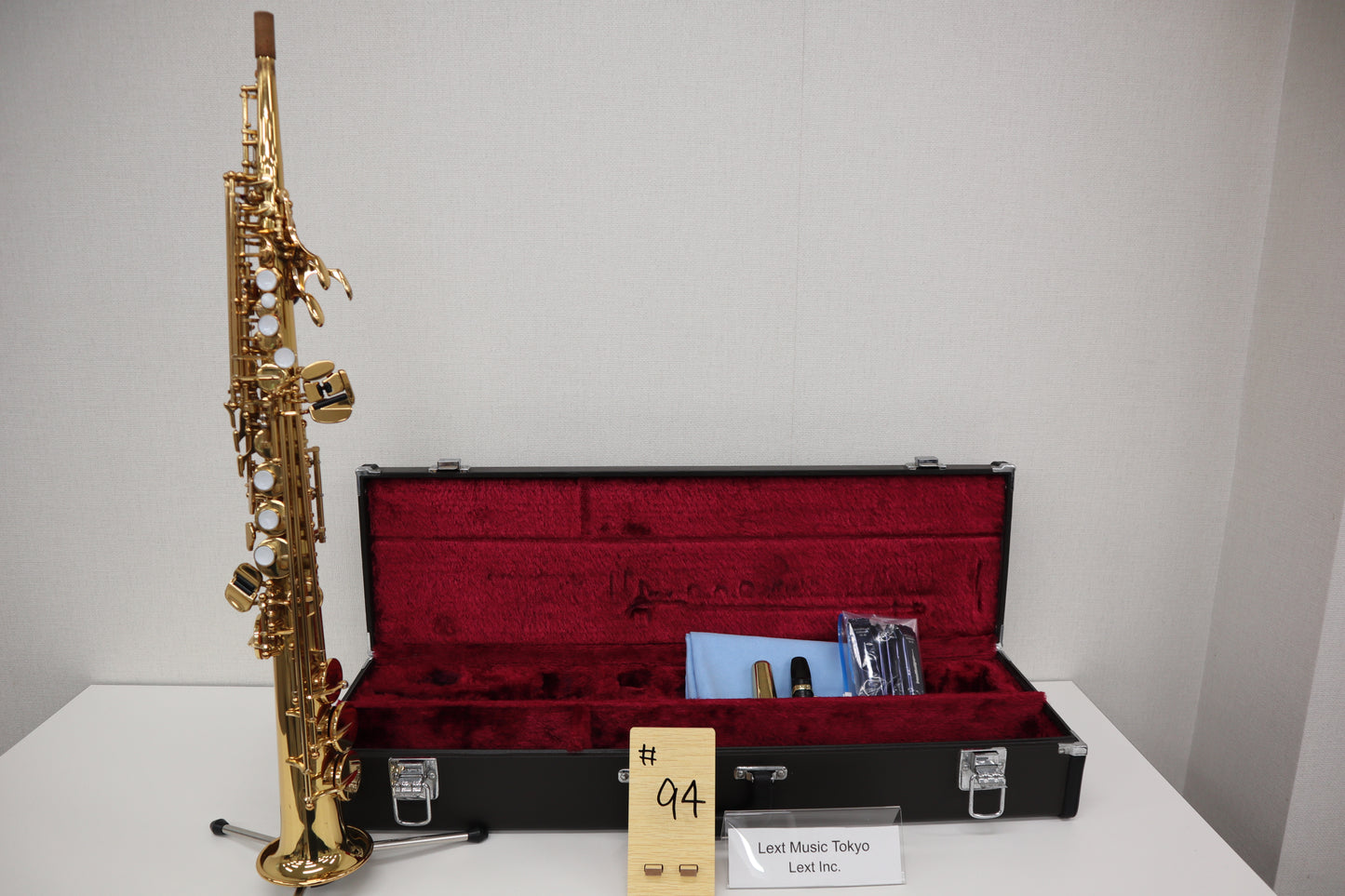 YAMAHA YSS-475 (002337) Soprano Saxophone Excellent MADE IN JAPAN in Stock #94