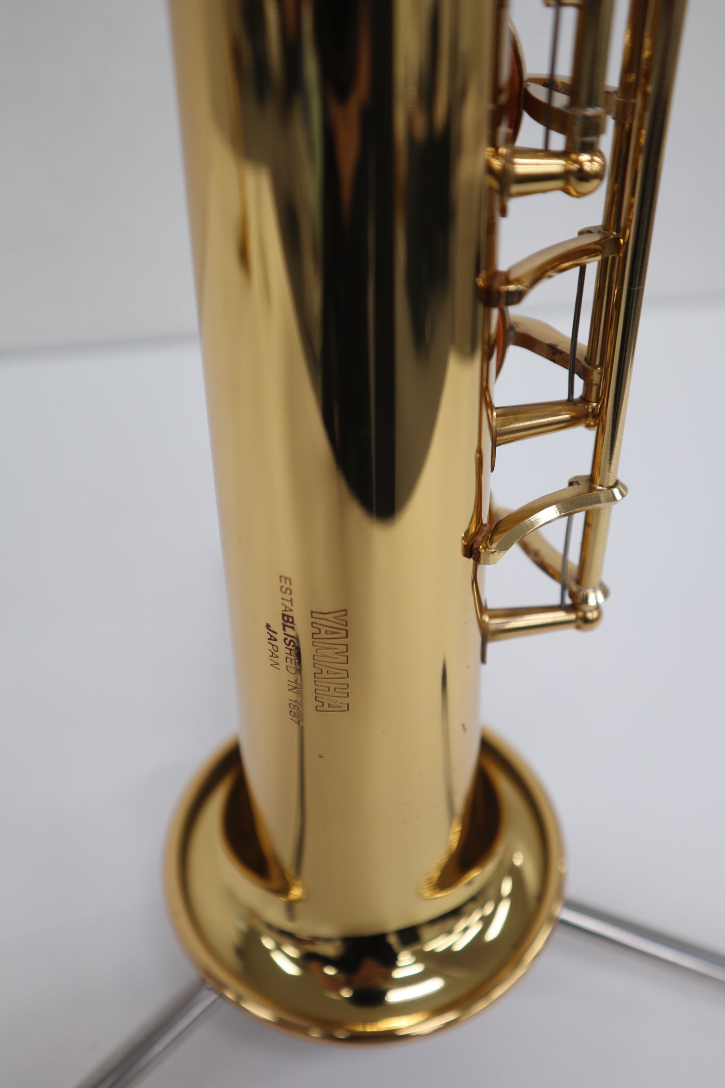 YAMAHA YSS-475 (002337) Soprano Saxophone Excellent MADE IN JAPAN in Stock #94