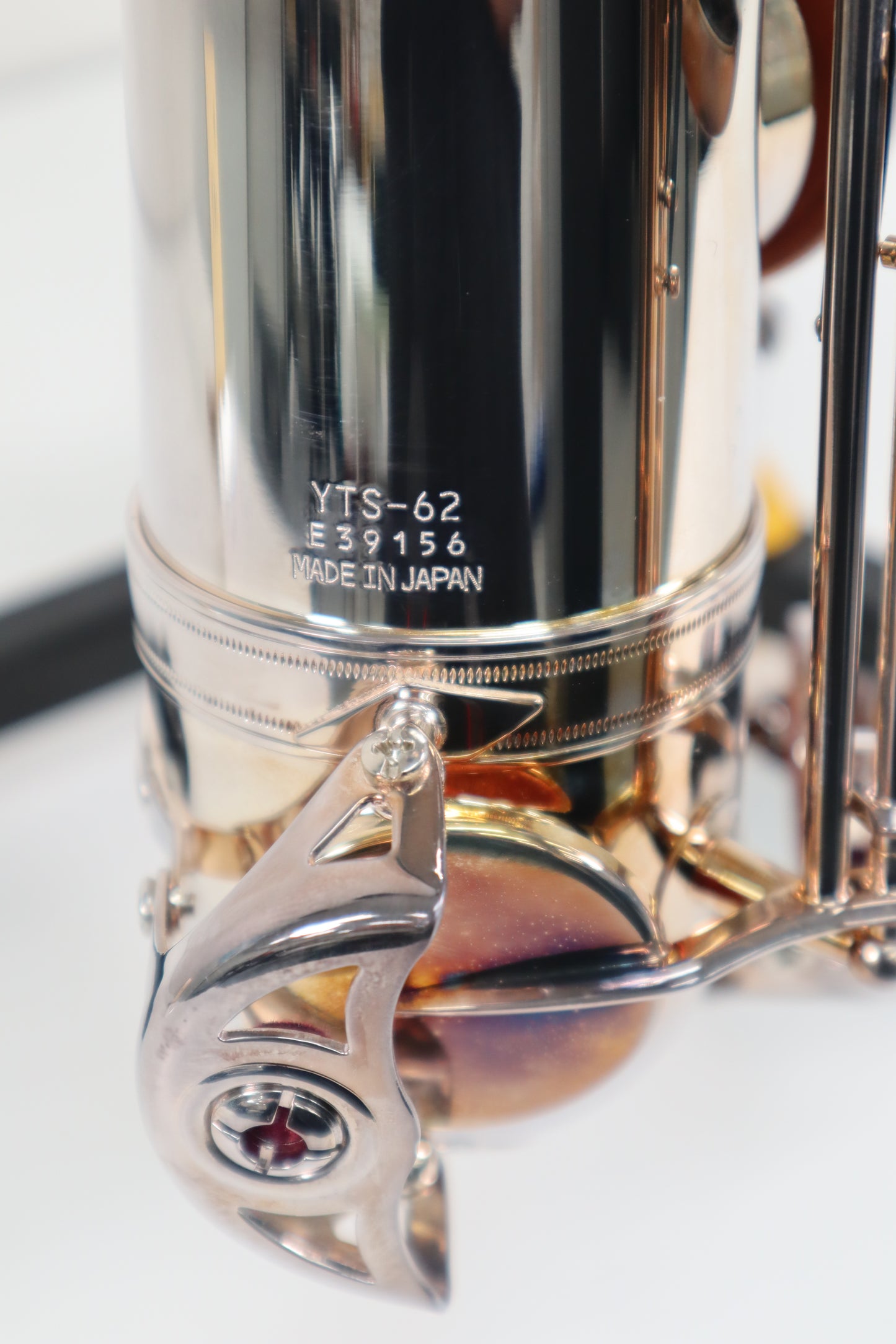 YAMAHA Tenor Saxophone YTS-62S Silver E39156 Made in Japan In stock #147