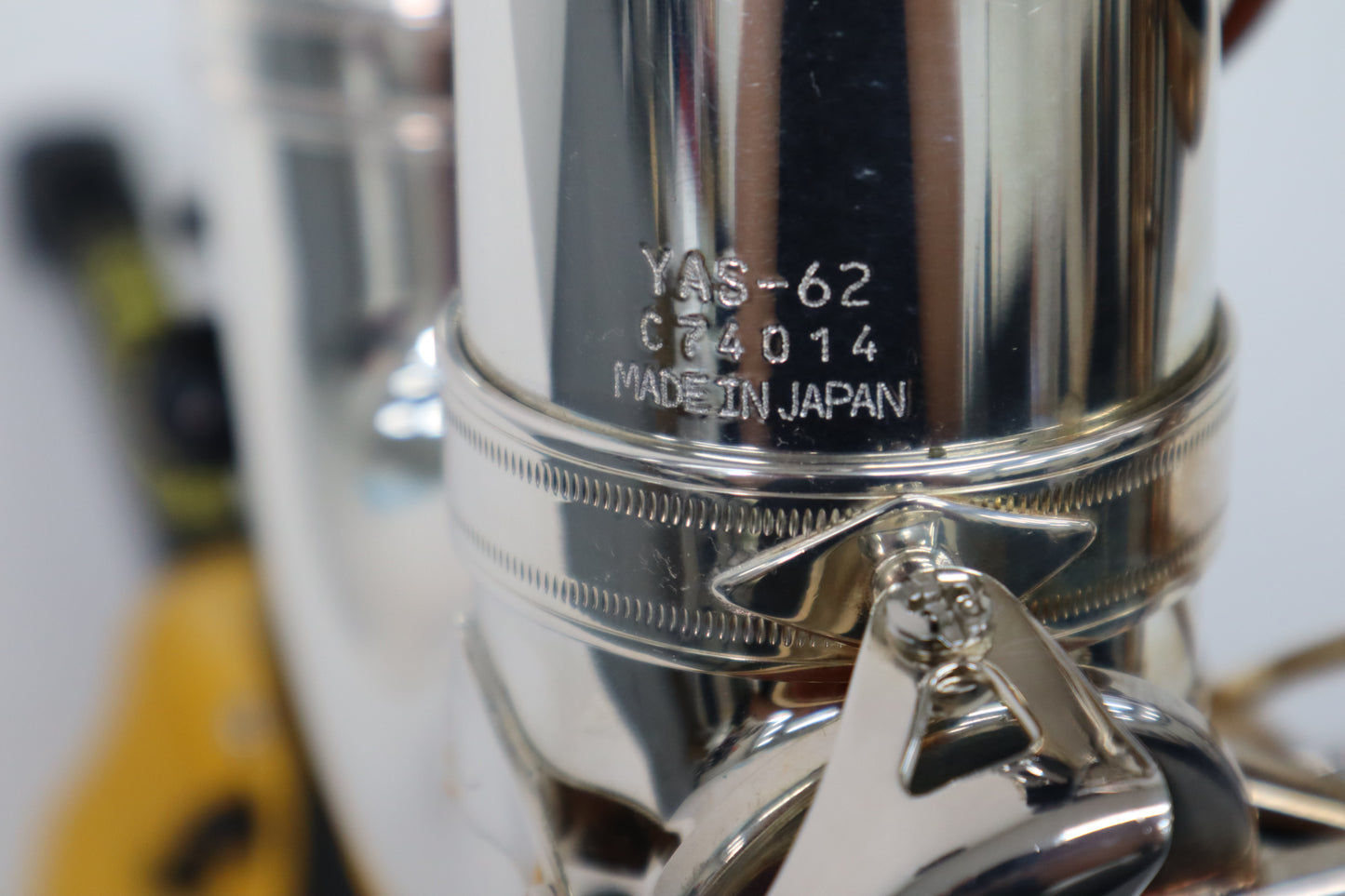 YAMAHA YAS-62S Silver Alto Saxophone c74014 Excellent Made in Japan In stock#153