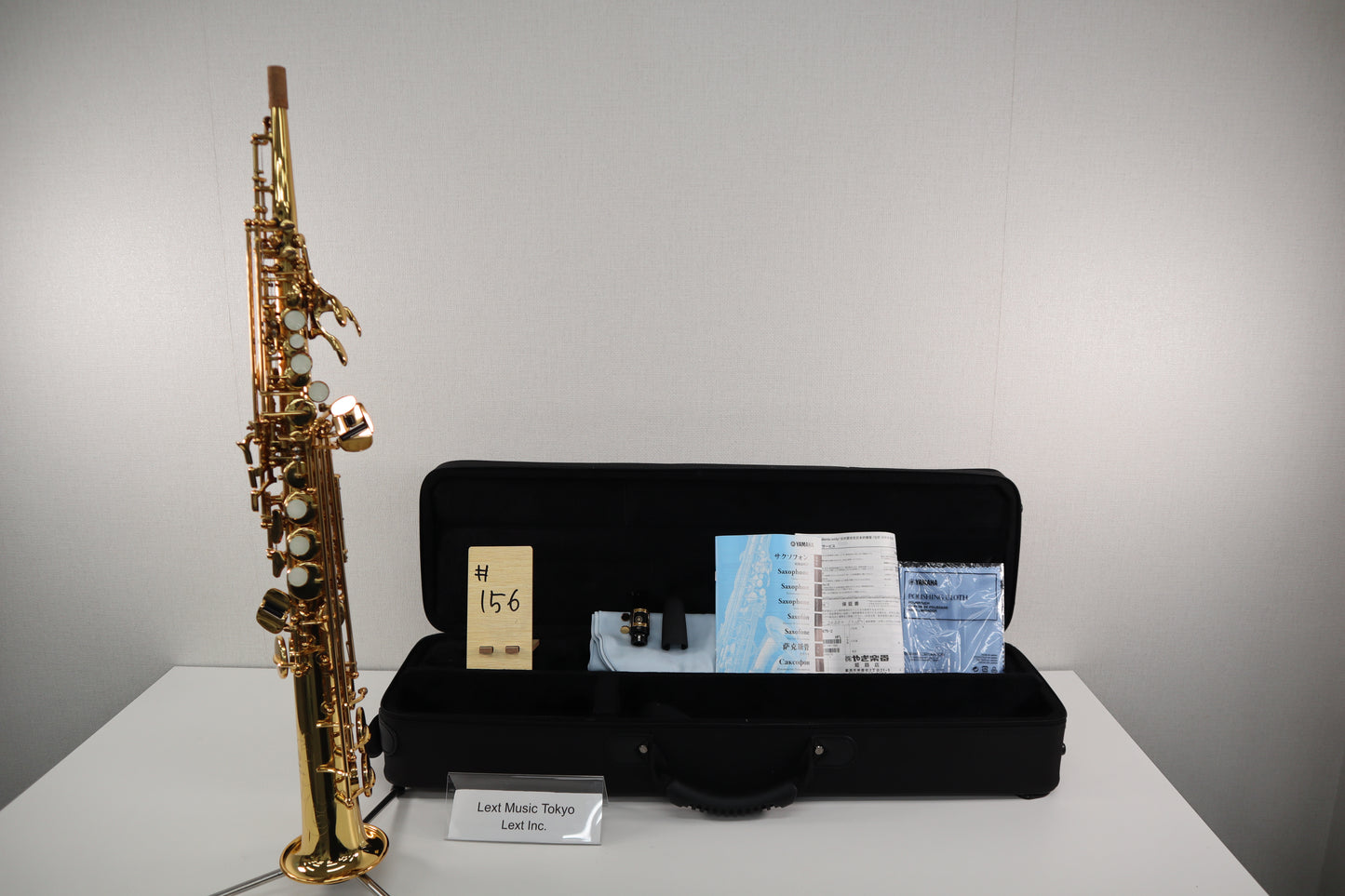 YAMAHA YSS-475 Soprano Saxphone 041358 Made in Japan Excellent In Stock #156