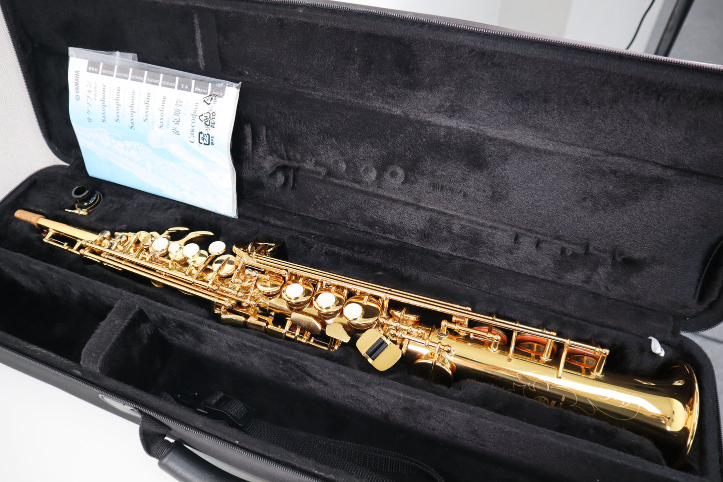 YAMAHA YSS-475 Soprano Saxphone 041358 Made in Japan Excellent In Stock #156