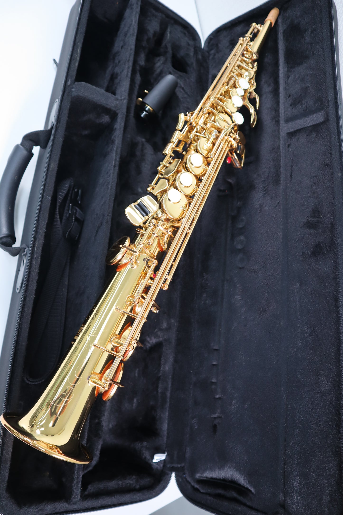 YAMAHA YSS-475 Soprano Saxphone 041358 Made in Japan Excellent In Stock #156