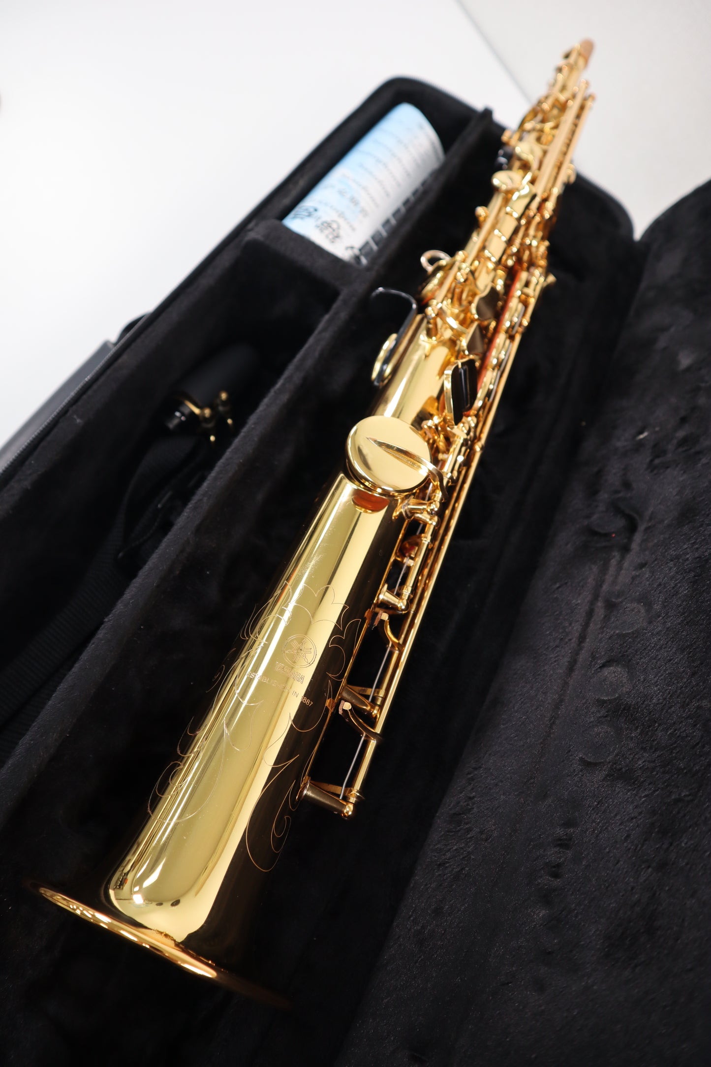 YAMAHA YSS-475 Soprano Saxphone 041358 Made in Japan Excellent In Stock #156