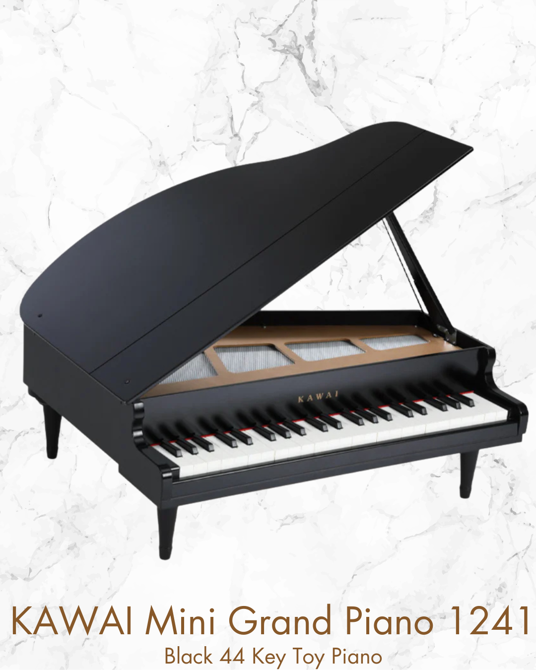 カワイ ミニピアノ(グランドピアノ GP44 ブラック 1241) グランドピアノ GP44 ブラック 1241｜製品情報｜河合楽器製作所