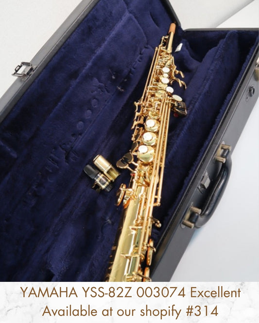 YAMAHA YSS-82Z Custom Z Soprano Saxophone 003074 Excellent Made in Japan #314