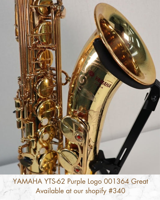 YAMAHA YTS-62 Purple Logo Tenor Saxophone 001364 Great #340