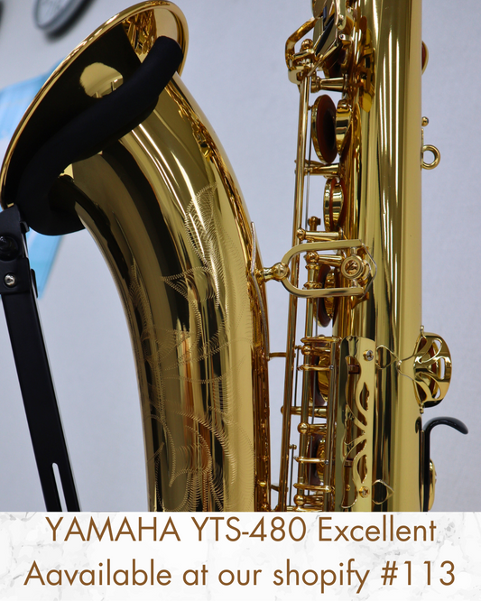 YAMAHA YTS-480 (D88011) Tenor Saxophone Excellent MADE IN JAPAN In Stock #113