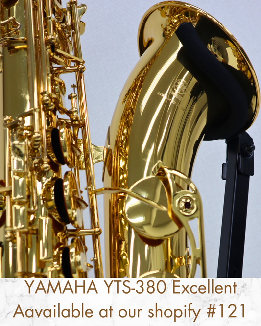 YAMAHA YTS-380 Tenor Saxophone N21694 Excellent made in Indonesia In Stock #121