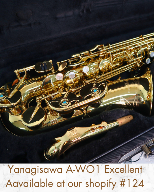 Yanagisawa A-WO1 Alto Saxophone 00361206 Excellent Made in Japan In Stock #124