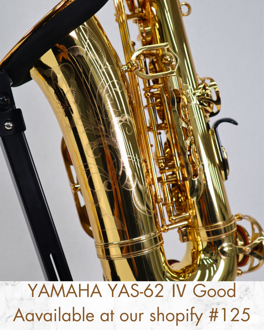 YAMAHA YAS-62 4th Alto Saxophone E61661 Good Cond. made in Japan In Stock #125