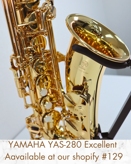 YAMAHA YAS-280 Alto Saxophone M75225 Excellent made in Indonesia In Stock #129