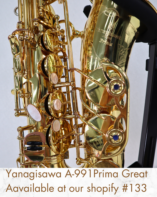 Yanagisawa Alto Saxophone Prima A-991 Great 00254166 Made in Japan In Stock #133