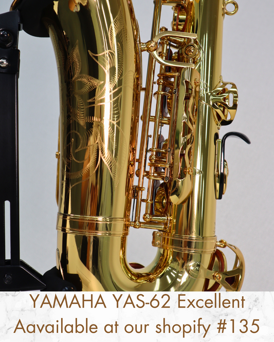 YAMAHA Alto Saxophone YAS-62 C43781 Excellent Cond. Made in Japan In Stock #135