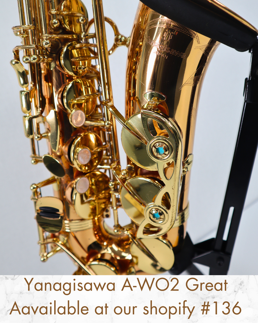 Yanagisawa A-WO2 Alto Saxophone 00346914 Great made in Japan In Stock bronze#136