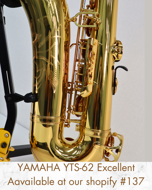 YAMAHA Tenor Saxophone YTS-62 C72846 Excellent Cond. Made in Japan In Stock #137