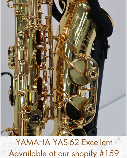 YAMAHA Alto Saxophone YAS-62 C64481 Excellent made in Japan In stock #159