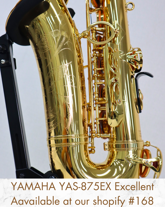 YAMAHA YAS-875EX Alto Saxophone D82032 Excellent Made in Japan In Stock #168