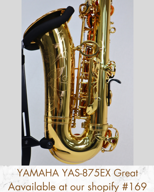 YAMAHA YAS-875EX Alto Saxophone D42512 Great Made in Japan In Stock #169