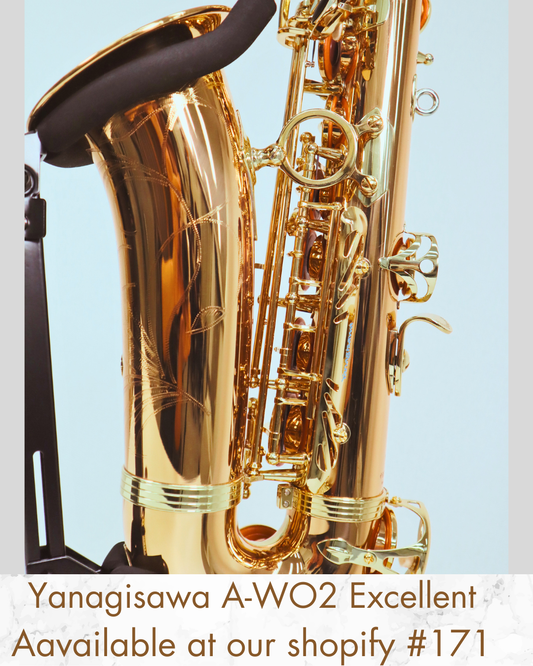 Yanagisawa A-WO2 Alto Saxophone 00355445 Excellent Made in Japan in stock #171
