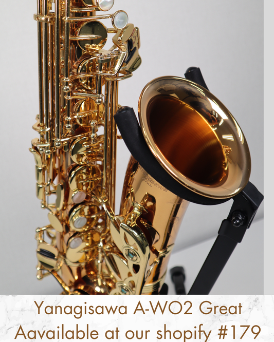 Yanagisawa A-WO2 Alto Saxophone 00361414 Great AWO2 Made in Japan in stock #179