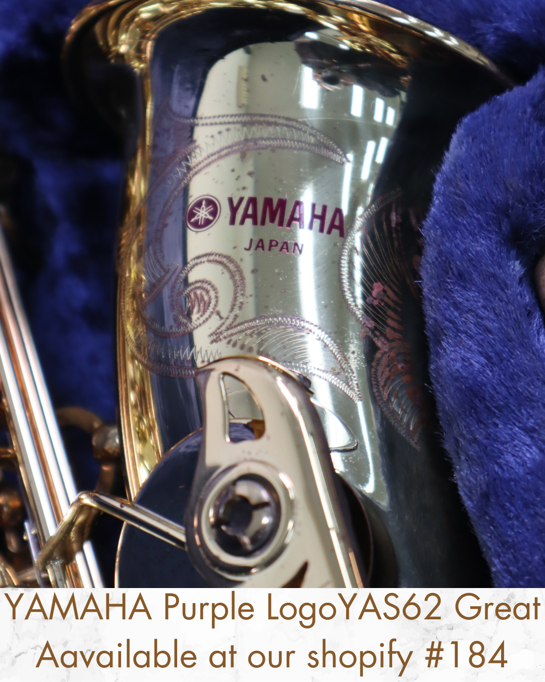 YAMAHA Purple Logo YAS-62 Alto Saxophone 014509 Great made in Japan Stock #184