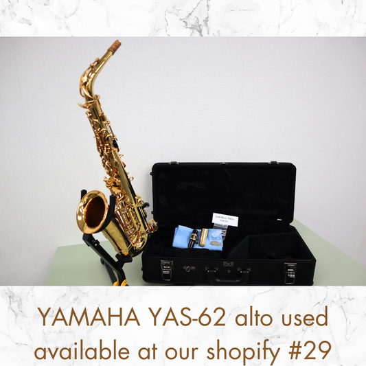 YAMAHA YAS-62Ⅲ Alto Saxophone Great Condition Gold Made in Japan In stock  #29