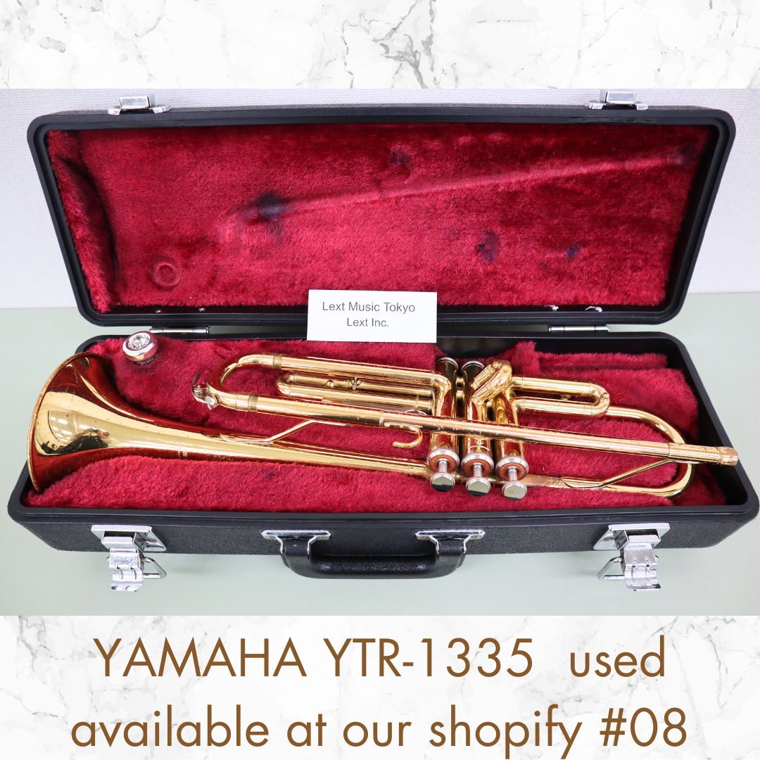 YAMAHA Trumpet YTR-1335 with case Standard / Good, Made in JAPAN In Stock #08