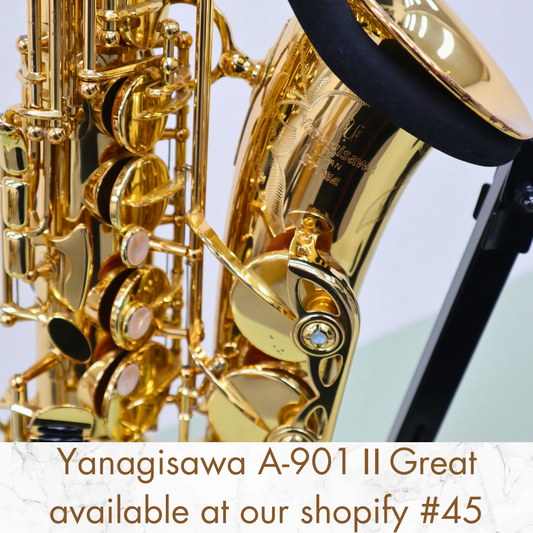 #45 Yanagisawa A-901Ⅱ Alto Saxophone 00248754 Great Condition #45