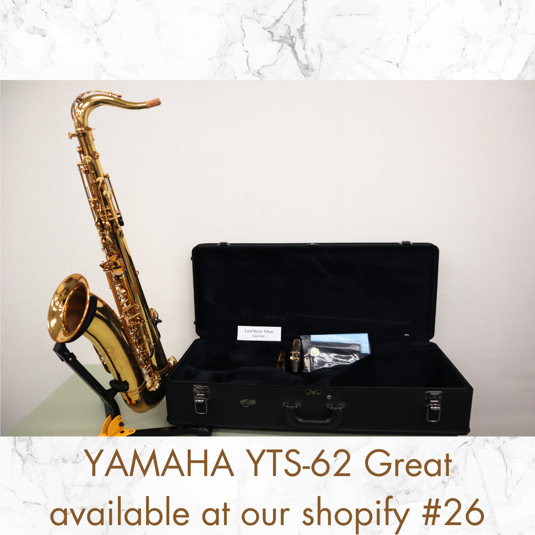 YAMAHA YTS-62 Tenor Saxophone with case Great MADE IN JAPAN in Stock #26