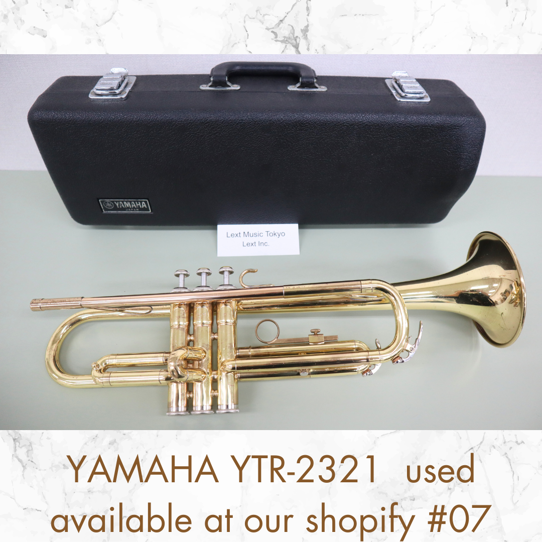 YAMAHA Trumpet YTR-2321 with case Standard / Great Made in JAPAN In Stock #07