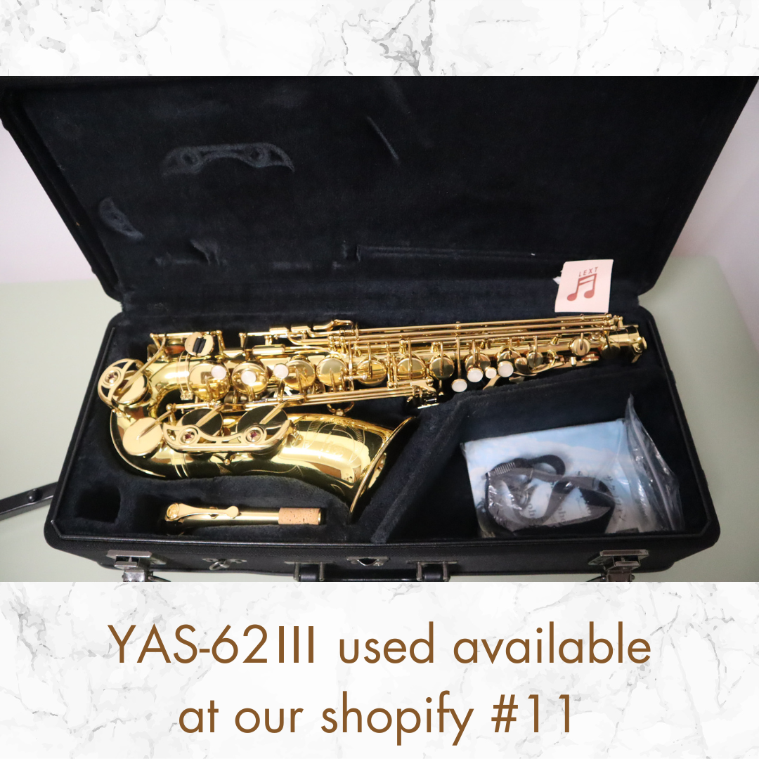 YAMAHA YAS-62Ⅲ Alto Saxophone, G1 Neck, Good Made in Japan in Stock #11