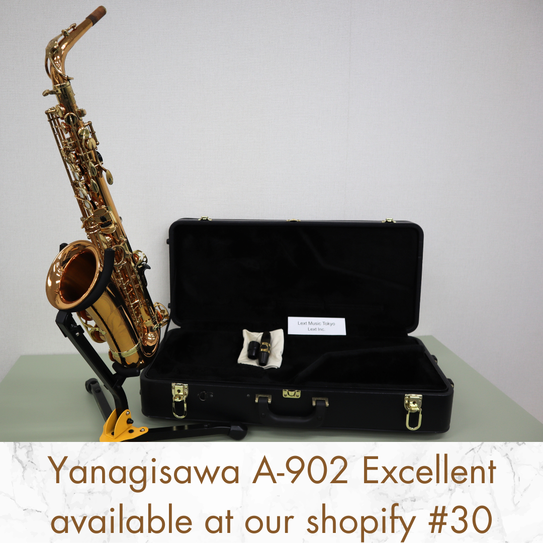 YANAGISAWA A-902 Excellent Alto Saxophone with case include mouthpiece MADE IN JAPAN #30