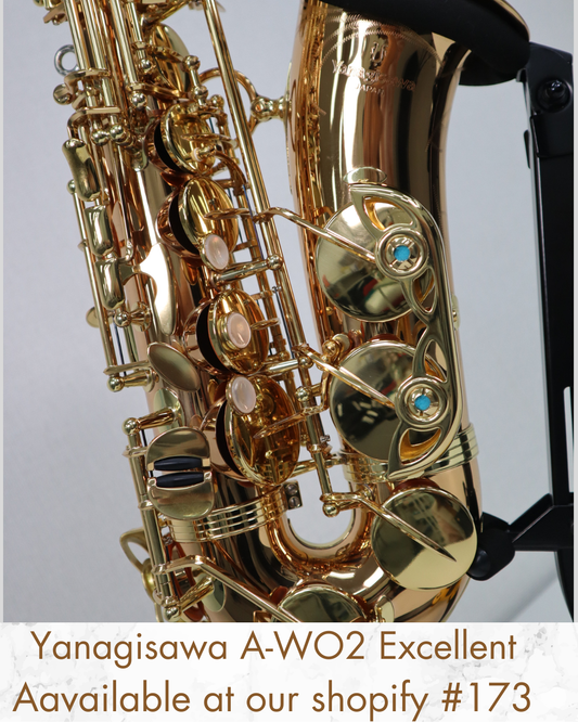 Yanagisawa A-WO2 Alto Saxophone 00382105 Excellent Made in Japan in stock #173
