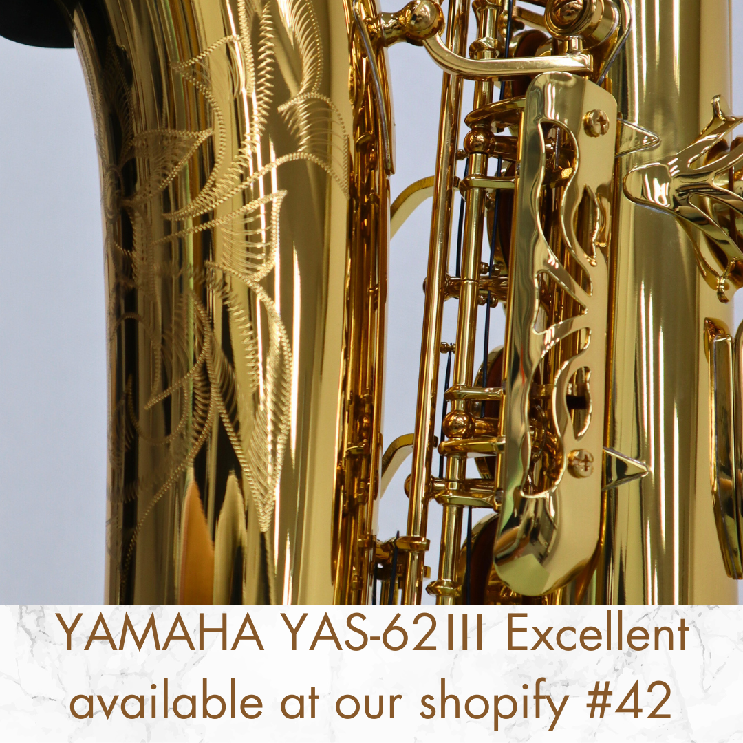 YAMAHA YAS-62Ⅲ Alto Saxophone, Excellent (D24195) MADE IN JAPAN in Stock #42