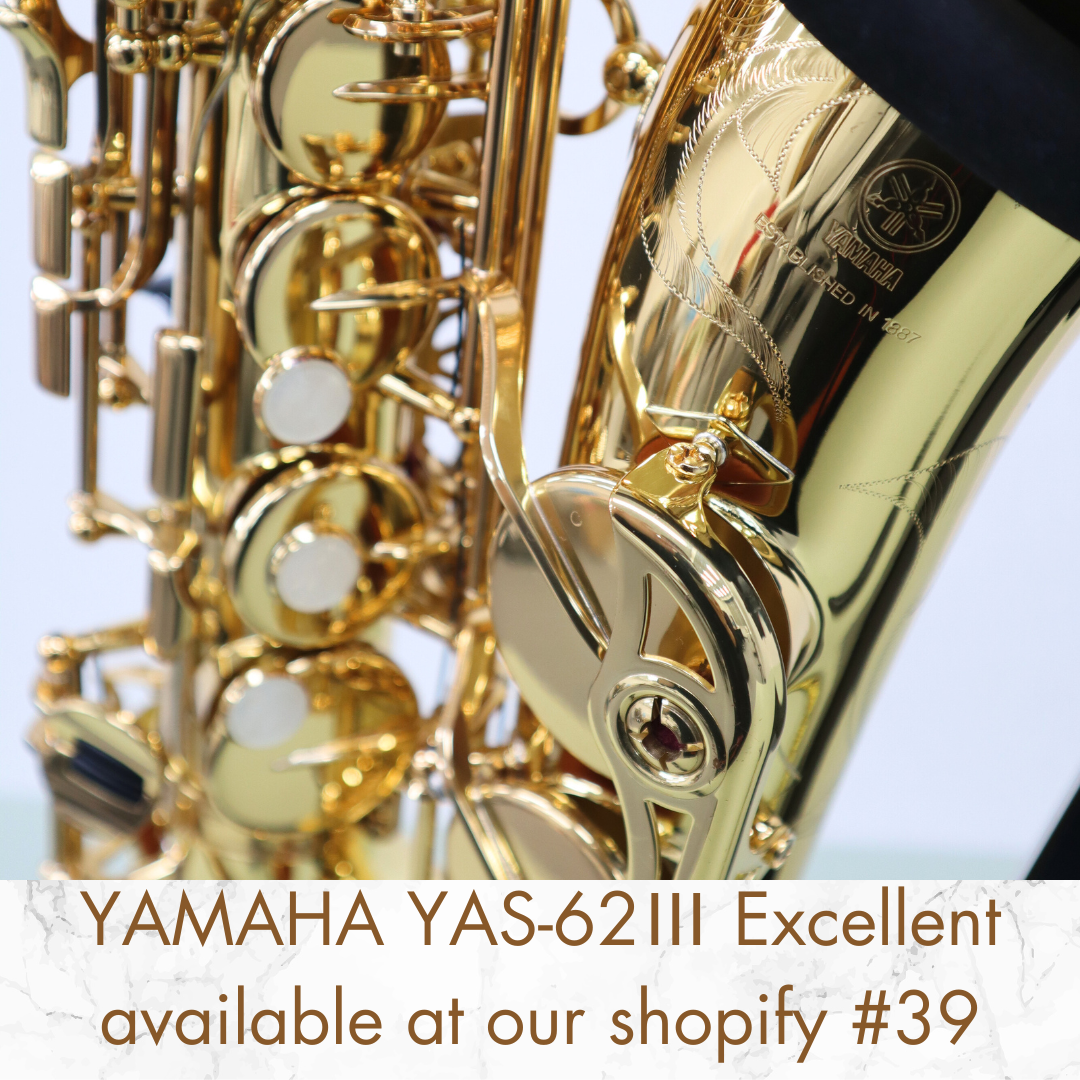 YAMAHA YAS-62Ⅲ Alto Saxophone, Excellent (D15512) MADE IN JAPAN in Stock #39