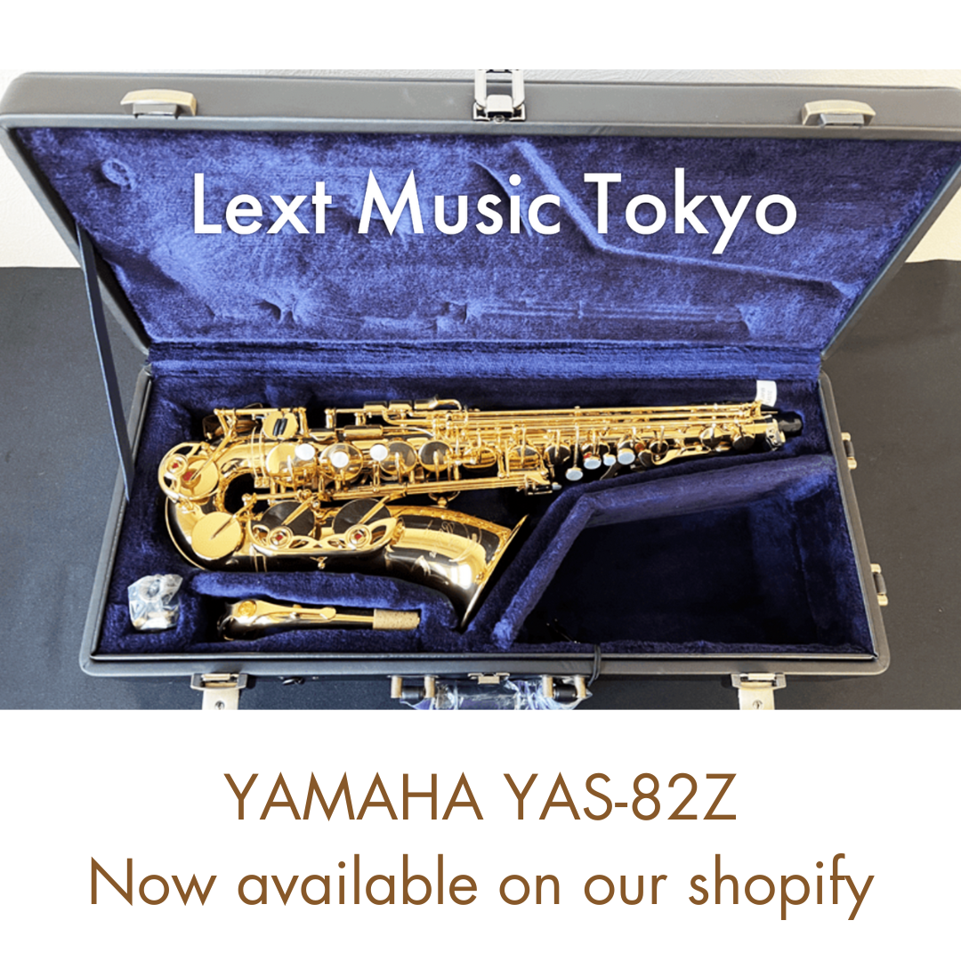 YAS-82Z Custom Alto Saxophone gold lacquer finish with body case