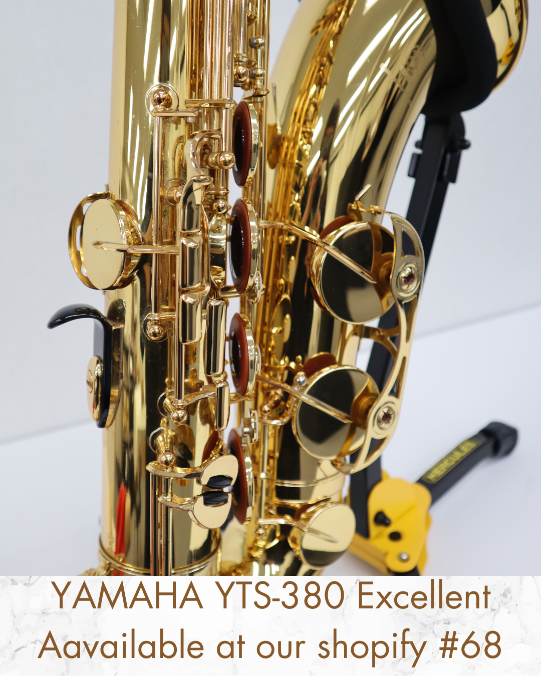 YAMAHA YTS-380 Tenor Saxophone (E47790) Excellent MADE IN JAPAN In Stock #68